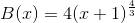 B(C) = 4(2+1)