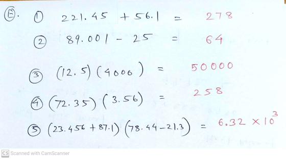 ©. O 22 1. 45 + 56.) 278 89.001-25 l) 2 64 50 OOO 1 3 258 = (12. 5) (4000) 0 (72.35) (3.56) B (23.456 + 87.1) (18.44-21.3) 3