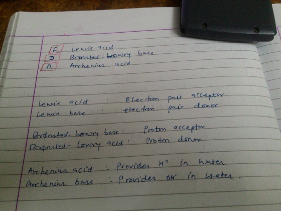 bare I lewie acid Broasted browry Arrhenius acid I Lewir Le nid acid bare : : Electrom Electrom pair pair acceptor donor Poro
