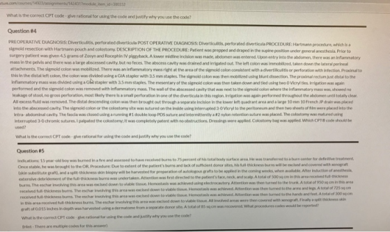 cture.com/cousesy)14923Vassignments/142431?module tem What is the correct CPT code-give rational for using the code and justi