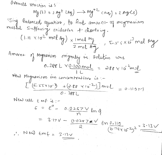 Overall ea uipn is can) Mg (s)2 memano balanced, uahon, to ind amoon mual Sutferi oxidartn c (-1 x1o2 mol ) 2 ml x 1mel m M