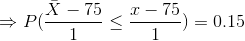 Y-75 r- 75 ) = 0.15