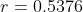 T=0.5376