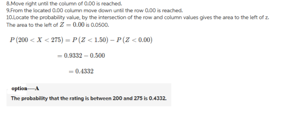 8. Move right until the column of 0.00 is reached. 9.From the located 0.00 column move down until the row 0.00 is reached. 10