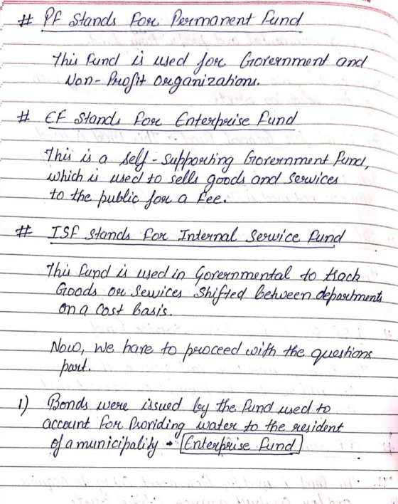 # PE Stands for permanent Lund This fund is used 1046_Gorenment and Non-profit organizahons # EE Stands fore_Enterpolise fund
