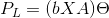 P_L=(bXA)\Theta