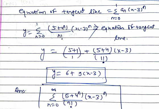 cos + equation of tangent line as an (n-3). nco y = { stun) (2.31n equation of tangcut time. nza he y + (5+4) LX-3) ( 11 y =