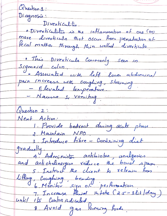 Diagnosia Diverhiculto -Diverhull diveshsula jnHammahon_ot one Cor occur or penatrabon ok diverhuls s tthe moxe ecal t0H6 _ar
