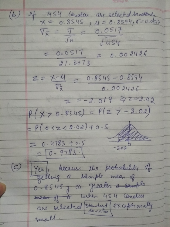 Co Page No. 6 of 454 Canalies are selected randomly x = 0.85 us. 1 l = 0.8594,820.0517 Ti = I 0.0517 Sn Jusu O.OS17 21-3073 1