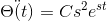 e(t) = Csest