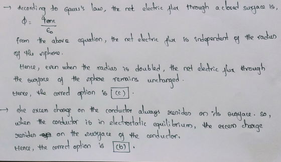 According to Gaurss law, the net electric flux through a closed surface is, de renc el from the above equation, the net elec