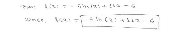 nusi & cao --5 ln lalt 11a -6 Hence, eca - sin(x) +112-6