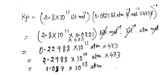 Kp = (2.8x10 uit ma) (0-060) Estetica molt ) = (2+8x10 * 0-9821) tid med god atm. myli = 0.22988 X10atm x 473 = 9.2988 x