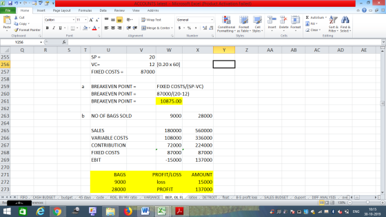 ACCOUNTS latest - Microsoft Excel (Product Activation Failed) Formulas File Home Insert Page Layout Data Review View Add-Ins