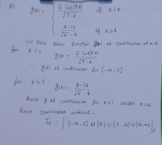 go) continuous at x:1. [Je Rave χ53. ghow funchon JS-х