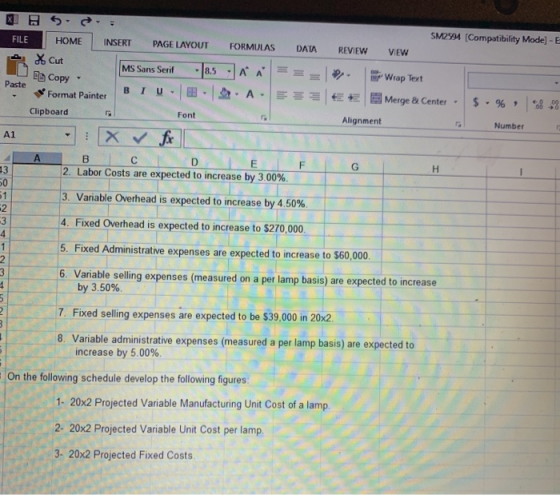 SMOSA (Compatibility Mode) - E DAN REVIEW VIEW FILE HOME INSERT PAGE LAYOUT 4 % Cut MS Sans Serif -8.5 Eb Copy Paste Format P