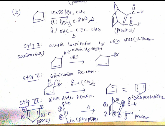 proovn osu E LIJUBS IRO, ecly € ) (Hz, Cor@,D (3) OHC-CEC-CHO. Vů (Product/ ==Cáp - @ ) Hc using NBS (N-Brono- Step I succina