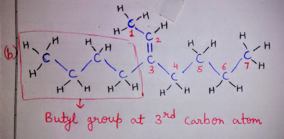 H ин H н Ś 16/7H H H H H H H H H Butyl group at 3rd carbon atom