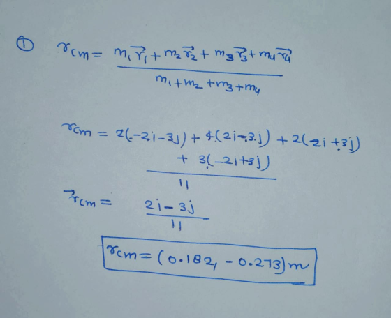 rem= minit masat may not muña mitme t + my ram=2(-21-31)+ &(21-3.)) + 2(21 +3j) + 31 2173) rcm= 21-3j rem=(0.182, -0.213) m/