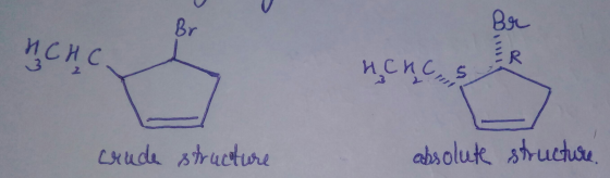 СИС Br R исис s crude structure absolute structure.