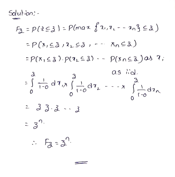 solutions - f2 = P(253) = P(max f20,8 -- aný sa) 2 - P(X, 52,2253,-- in S2) = P(X, 53).P(9252) -- Plansa ) as 7; as lid - - -
