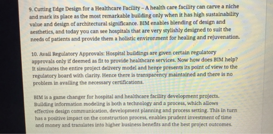 9. Cutting Edge Design for a Healthcare Facility - A health care facility can carve a niche and mark its place as the most re