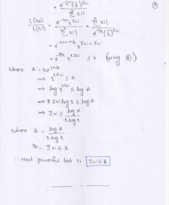 etc) Exi L(do) e- 2 1 1 º, xiỊ e ne cujExi = een+1/2 Exit Exi 3/2 2 Exi 2 Ek Where A=ke 3n/2. - ExiLA - dog at og A. - 2 Exil