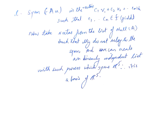 c. is the meetas Civ,+ C₂ V2 a ench Span & An) such that e,,. In Ef fields now take reetus from the list of Null (A) belog sp
