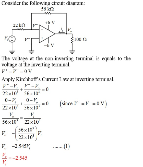 Consider the following circuit diagram: 56 kQ +6 V 22 k VO V. 100 -6 V The voltage at the non-inverting terminal is equals to