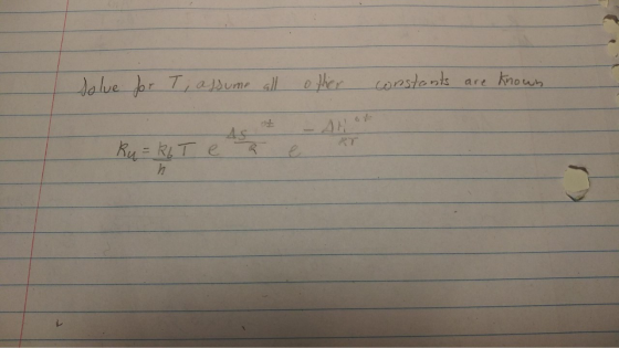 solue for Ti assume all other constants are known