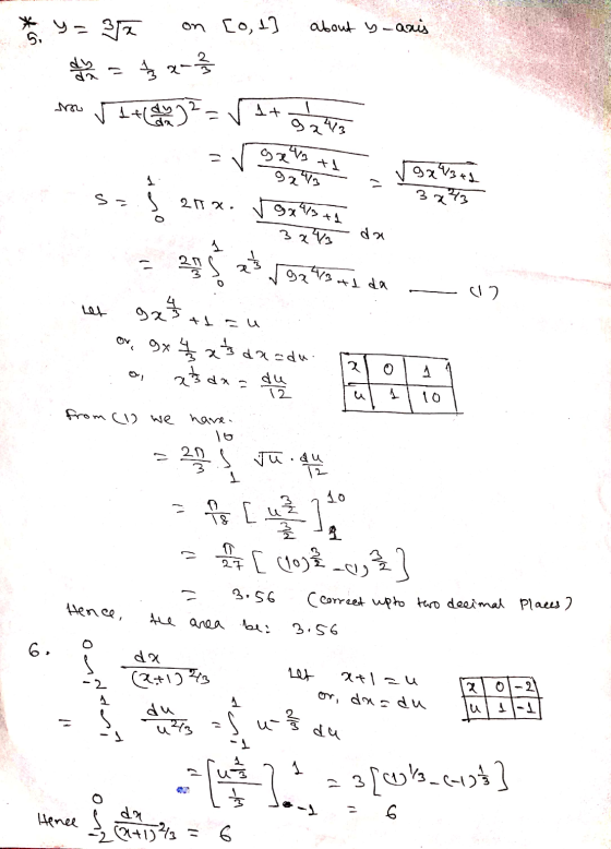 २ about y-axis 에 [0,0 를 NOL NL(S) 2 2 + 9x13 X 2.NX. 피3 0 43 3 d 2S Jida 12 Let +1 - or gx 4 x 3 dazdu a das 씀 2 소 소 10 from