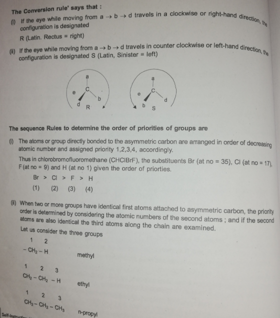 od direction, the b d travels in a clockwise or righ The Conversion rule says that : (1) If the eye while moving from a conf