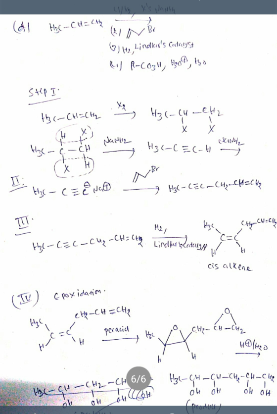 ys Hand ( Br 6111, Lindlers Cateryst U R-CO3W, tipo, ty Step I ABC-CH=CH -CH=CH₂ - 2 CHCH. H31-CH CH2 * x x It Nautie Hgc-c