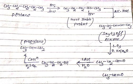 AL 내생에 대내는 Br 4 > 대국왕왕대난 High 0 12 Alc. Kon I pentane Br Tmore stable ㅜ product y 내내 내성 (Sayt ess) -- Alkene 명 7 propylene) 대