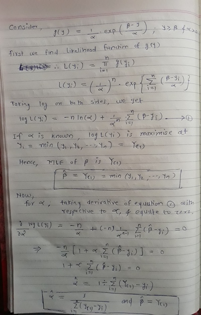 Consider, finst we find liklihsod funchien of a n. Hence, MtE of p in Yet) No of -1 2 905