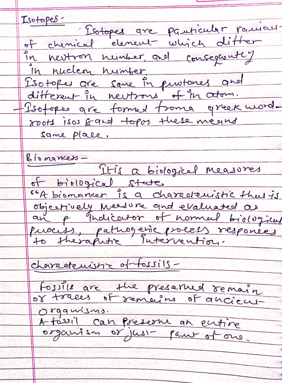 Isotopes- Isotopes are pauticular ramiau- of chemical element which difter in heutron number, and in nucleon number Isotopes