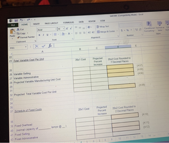 SM2594 [Compatibility Mode) - Excel DATA REVIEW VIEW 05 FILE HOME X Cut Wrap Text 3 $ - % Merge & Center - INSERT PAGE LAYOUT