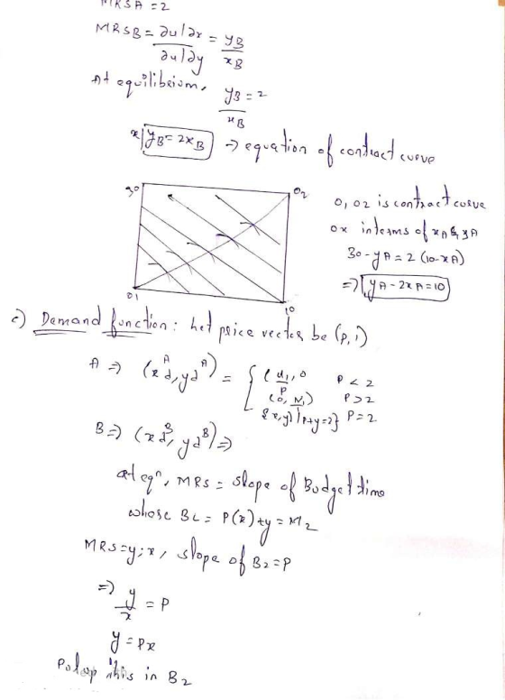 MRSA =2 MRSR = dulax - 40 1 guldy xB 32 HB 22XB Ionel C a curve = 2xg) 5 equation of contact curve 0, oz is contract cosue ox