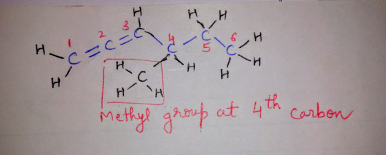 Methyl group at 4th carbon