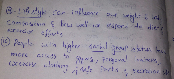 sdltigo Can influence our Life style Composition hos well we respond to diete exercise efforts Bruat People with higher Aocia