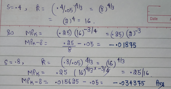 Date S-04, k = (04/05) 4/3 = (8,413 = 24 = 16. 80 Mpis= (. 25) (16) 3/4 = ( 25) (81-3 MPE-8 •85 - .05 = -.01845 S=18, R = (18