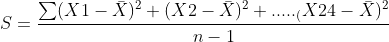 S= n- rl
