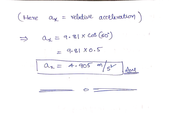 Here aye - veltive accelaution