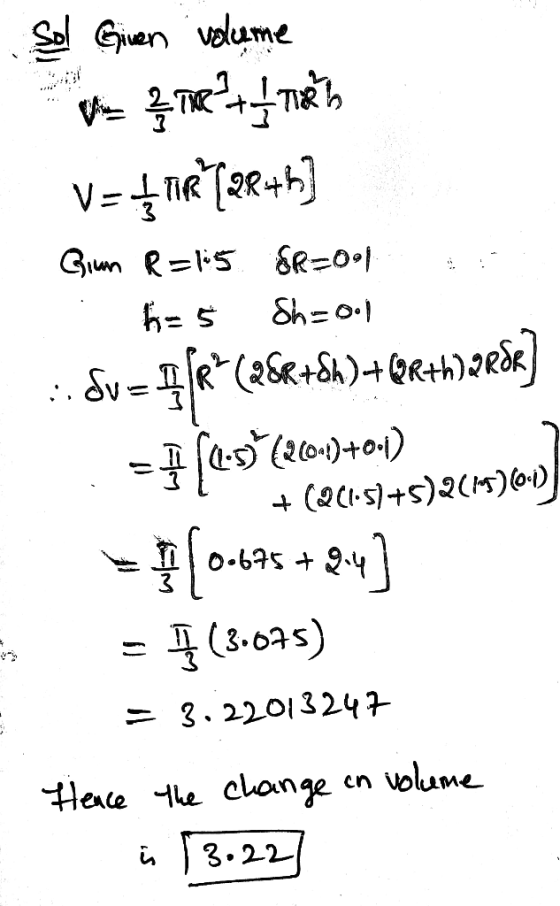 Gjuer volume V-TIR Sv (2+k)+eRth)9&} (2C-s1+s)2() 3.65) 3.2201324 volume Heae he clonge cn 3.22