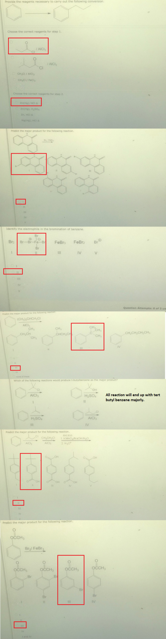 Provide the reagents necessary to carry out the following conversion. Choose the correct reagents for step 1. /AICI /AICI CH3