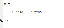n = 0.6846 0.7289 fx >>