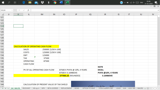 W vo ra 1x 2 05:46 = ENG , 31-03-2020 ... o X IK124 . : X IK for IL I M IN 10 IP IQ IR IS IT IU V A D 121 122 123 124 125 1