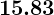 \large \boldsymbol{15.83}