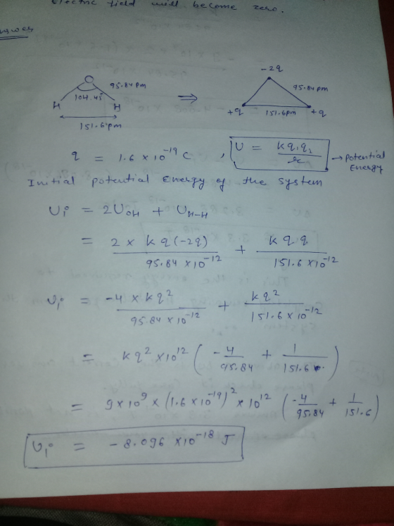 u be ceme zere. + 15).GPm 气=).cx,o Intial poteudtial nes o H 2 x k (-29) K9 -12 -12 1 2