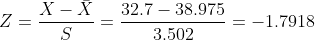 X32.7- 38.979-1.7918 3,502-1.7918